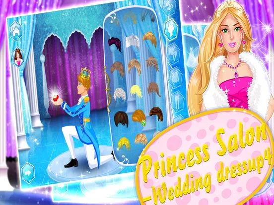Изображение игры: Princess Salon-Wedding dressup4