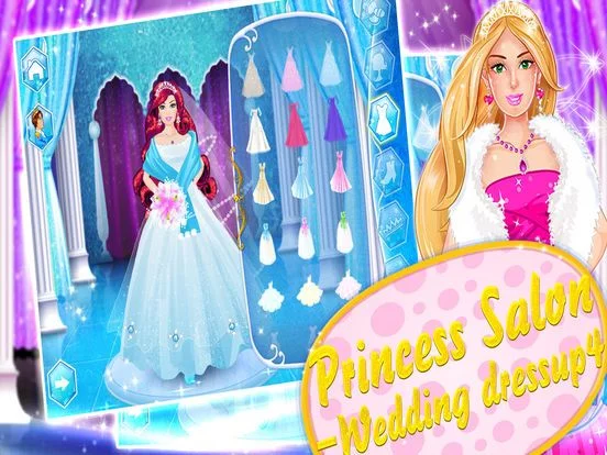 Изображение игры: Princess Salon-Wedding dressup4