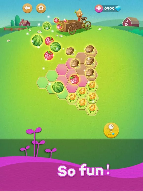 Изображение игры: Hexa Farm :Simple Block Puzzle