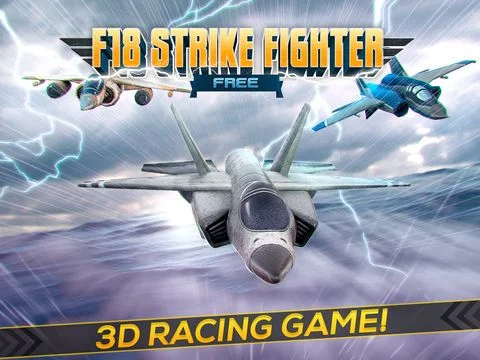 Изображение игры: F18 Strike Fighter Pilot . Jet Flight Simulator Game For Free