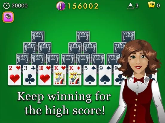 Изображение игры: TriPeaks Solitaire Classic