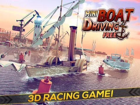 Изображение игры: Mini Boat Driving Games for Free Water Racing 3D