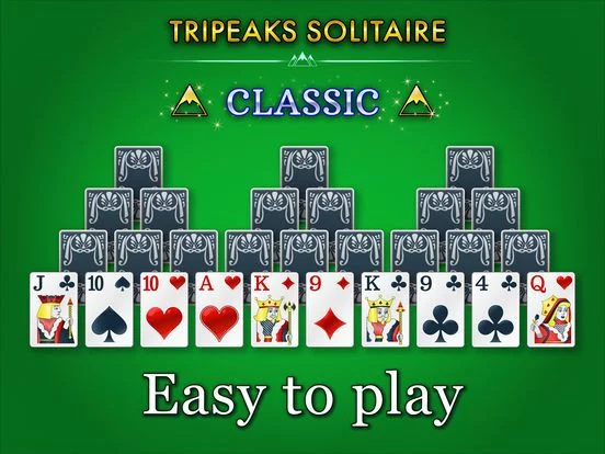 Изображение игры: TriPeaks Solitaire Classic
