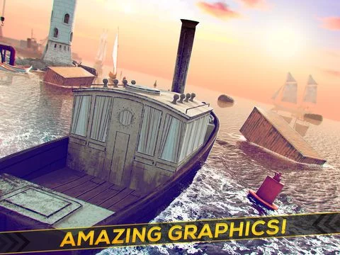 Изображение игры: Mini Boat Driving Games for Free Water Racing 3D