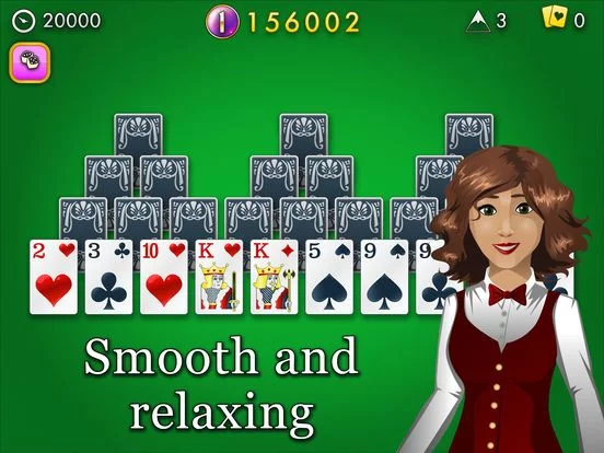 Изображение игры: TriPeaks Solitaire Classic