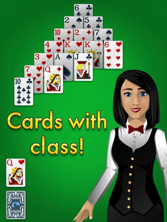 Изображение игры: Pyramid Solitaire Classic