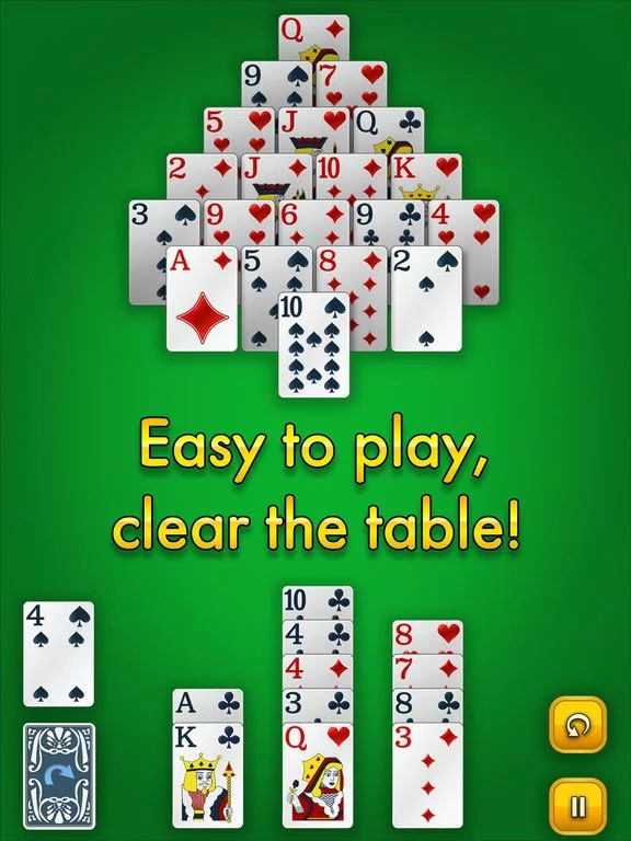 Изображение игры: Pyramid Solitaire Classic