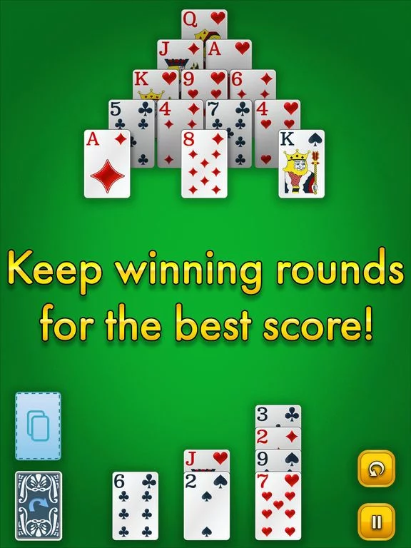 Изображение игры: Pyramid Solitaire Classic