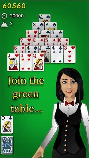 Изображение игры: Pyramid Solitaire Classic