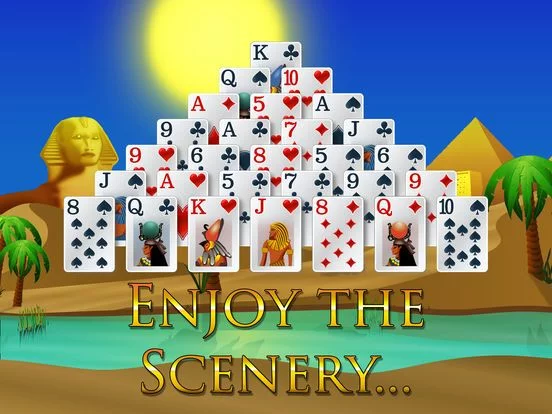 Изображение игры: Pyramid Solitaire - Egypt