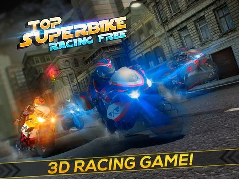 Изображение игры: Top Superbikes Racing . Free Furious Motorcycle Races Game for Kids