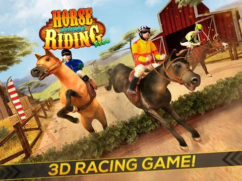 Изображение игры: Horse Derby Riding Champions Free - Horses Simulator Racing Game