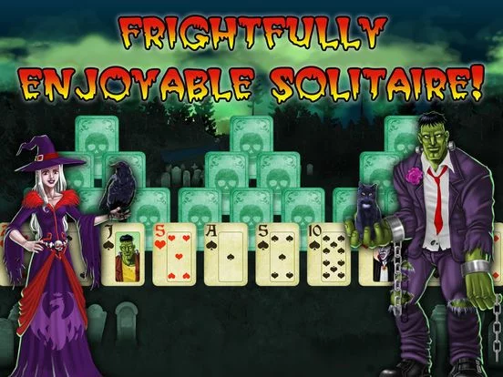 Изображение игры: Halloween Tripeaks Solitaire