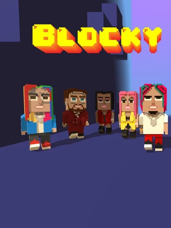 Изображение игры: Blocky Gang Roller Jump