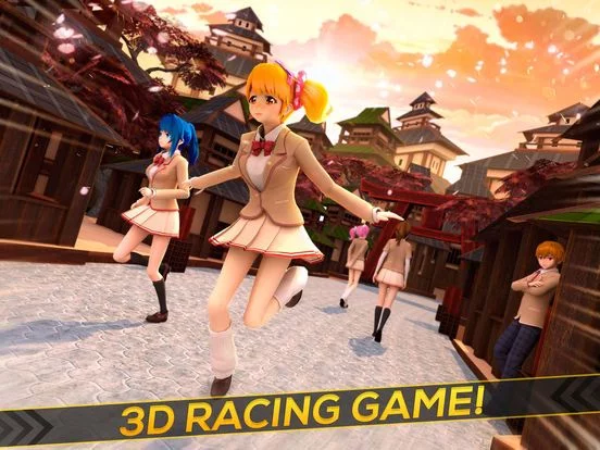 Изображение игры: Anime Girl Run
