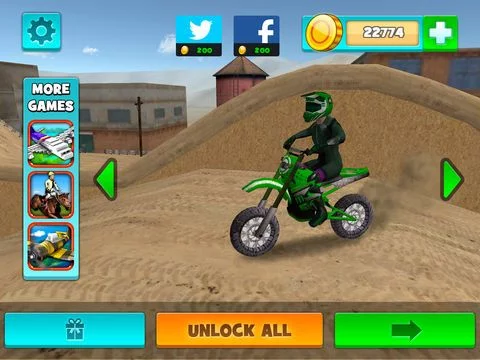 Изображение игры: Hill Bike 3D | Moutain DirtBike Racing Game For Free