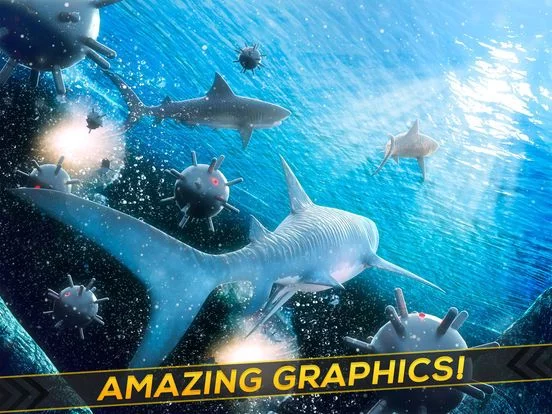 Изображение игры: Sea Shark Adventure: Shark Simulator Game For Kids