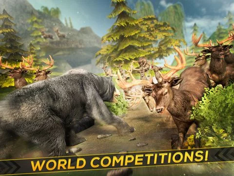 Изображение игры: Bear Simulator 2016 . Wild Bears Simulation Games For Kids Free