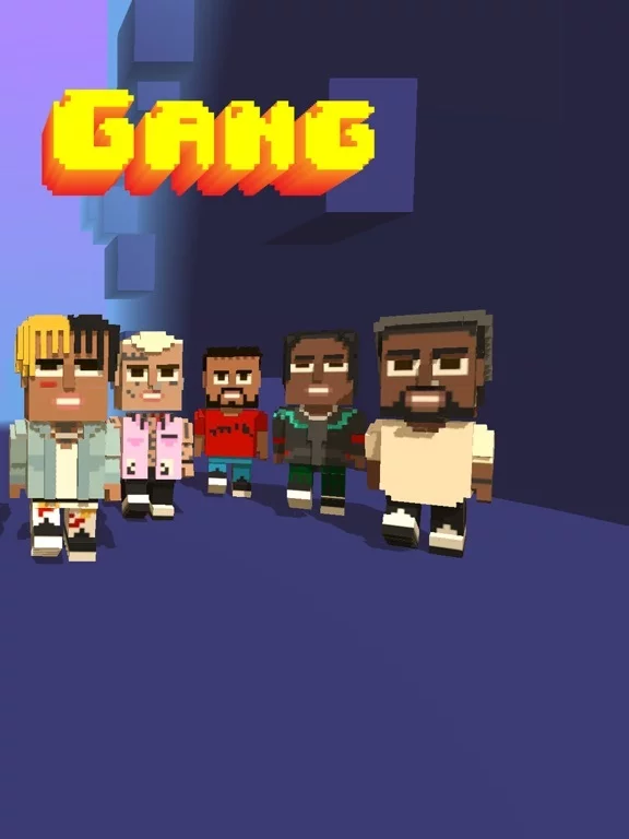 Изображение игры: Blocky Gang Roller Jump