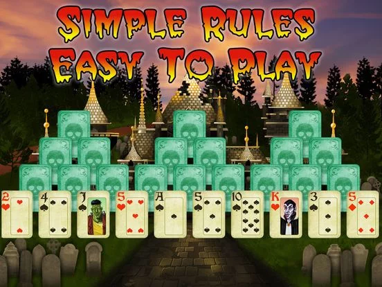 Изображение игры: Halloween Tripeaks Solitaire