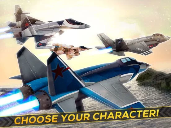 Изображение игры: F18 Aircraft Dogfight Free . RC Navy Air Force War