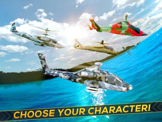 Изображение игры: Army Helicopter Shooting Game: Flying Sim Games 3D
