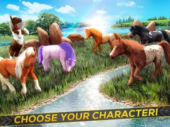 Изображение игры: My Pony Horse Riding - The Horses Racing Game