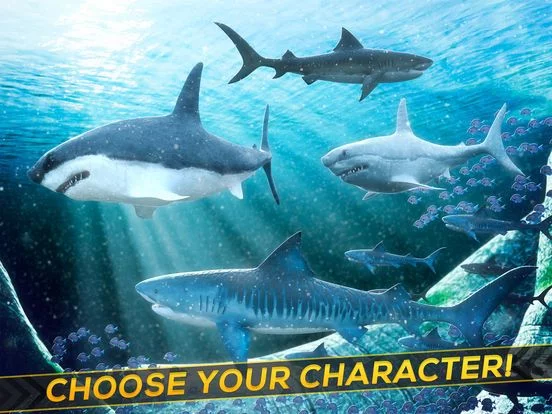 Изображение игры: Sea Shark Adventure: Shark Simulator Game For Kids
