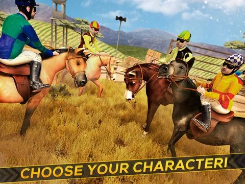 Изображение игры: Horse Derby Riding Champions Free - Horses Simulator Racing Game