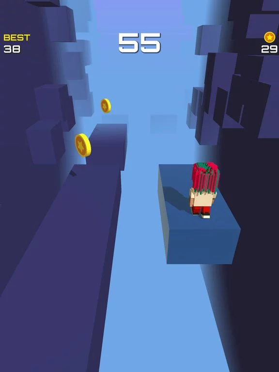 Изображение игры: Blocky Gang Roller Jump