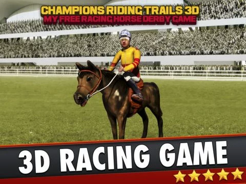 Изображение игры: Champions Riding Trails 3D: My Free Racing Horse Derby Game