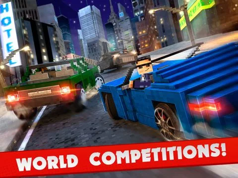 Изображение игры: Block Cars Exploration - Cube Car Racing Survival Game For Free