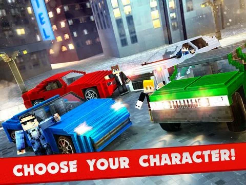 Изображение игры: Block Cars Exploration - Cube Car Racing Survival Game For Free