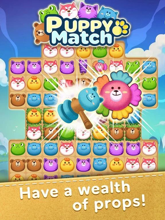 Изображение игры: Puppy Match