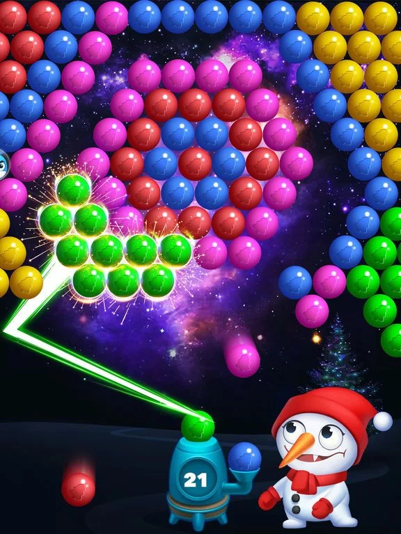 Изображение игры: Bubble Shooter - Christmas Pop