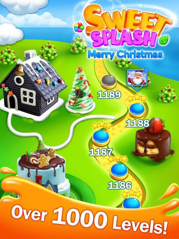 Изображение игры: Sweet Splash - Christmas Match
