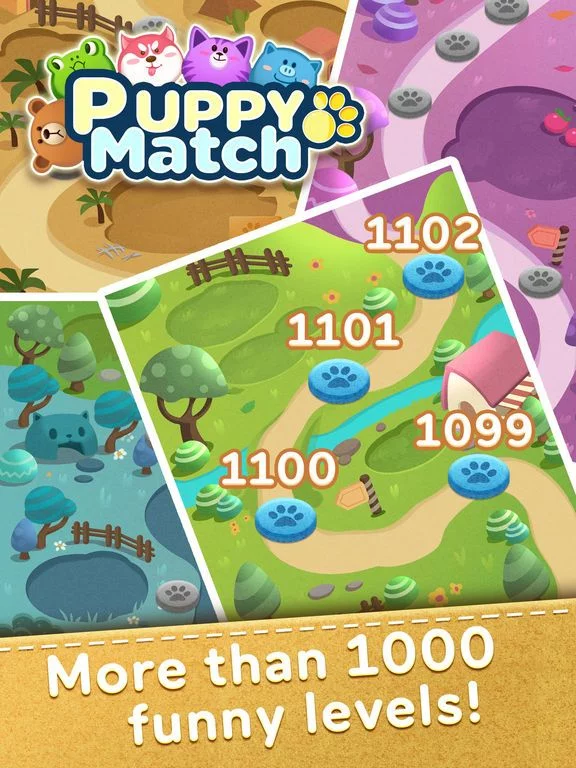 Изображение игры: Puppy Match