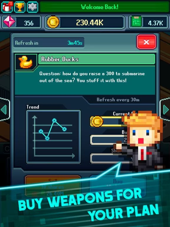 Изображение игры: Tap Tap Evil Mastermind