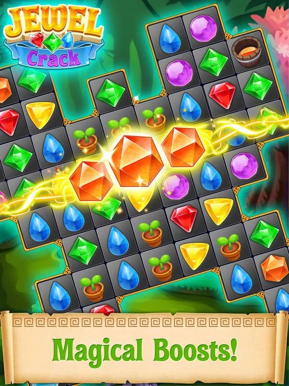 Изображение игры: Jewel Crush - Blast diamond and drop cookie pop