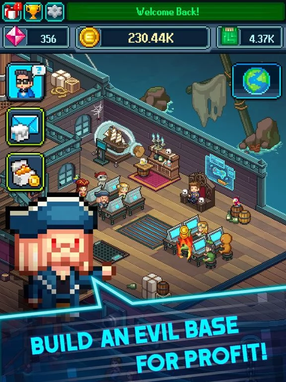 Изображение игры: Tap Tap Evil Mastermind