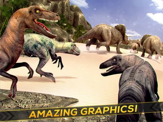 Изображение игры: Dino Park: Free Jurassic Simulator in Wonder World