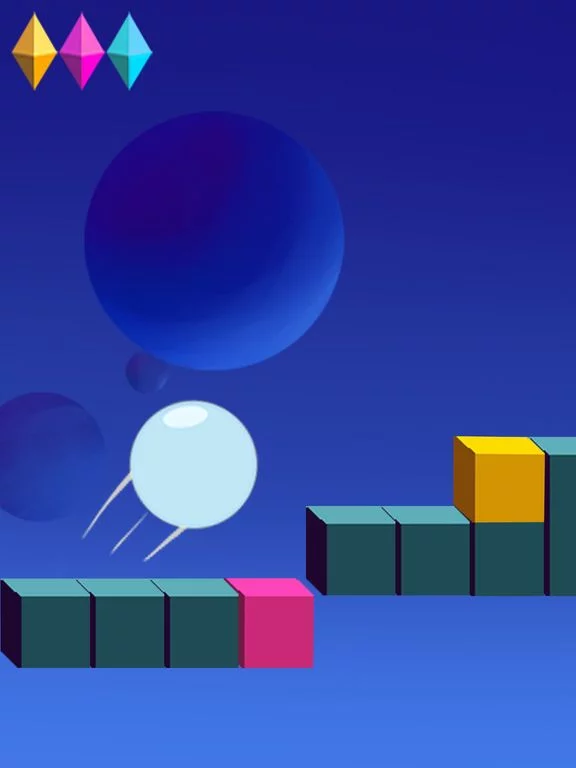 Изображение игры: Dancing Ball Rolling Up In The Sky
