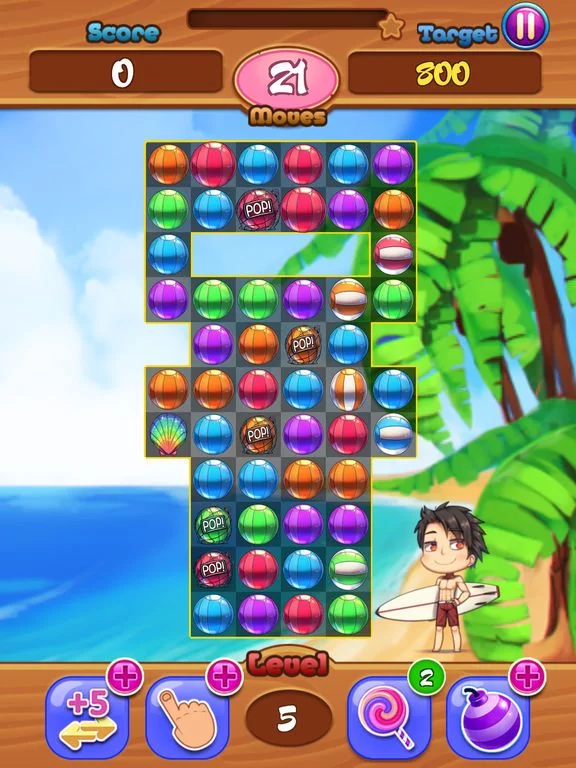 Изображение игры: Beach Match 3