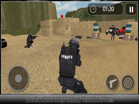 Изображение игры: SWAT Team Elite Force Rescue Mission: Special Ops