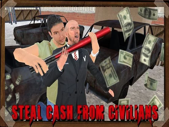 Изображение игры: Urban City Real Gangster Life Crime Stories: Escape Prison and Police Car Chase