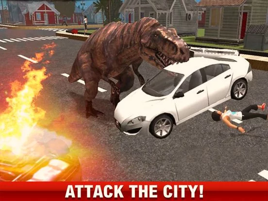 Изображение игры: 2016 Dinosaur simulator park Dino world fight-ing
