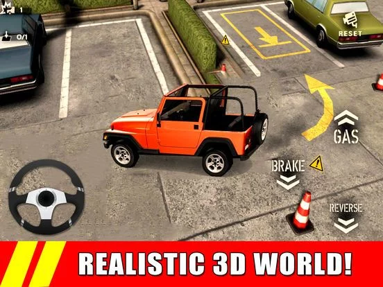 Изображение игры: Jeep Drive Traffic Parking Simulator Car Driving
