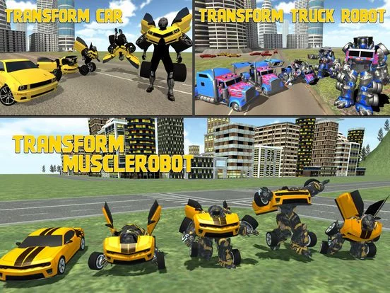 Изображение игры: Robot Car Extreme Epic Multiplayer Simulator Game