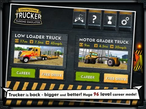 Изображение игры: Trucker: Construction Parking Simulator - realistic 3D lorry and truck driver free racing game