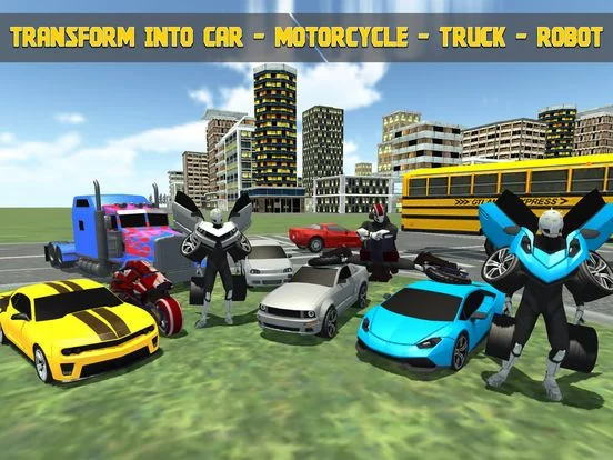 Изображение игры: Robot Car Extreme Epic Multiplayer Simulator Game